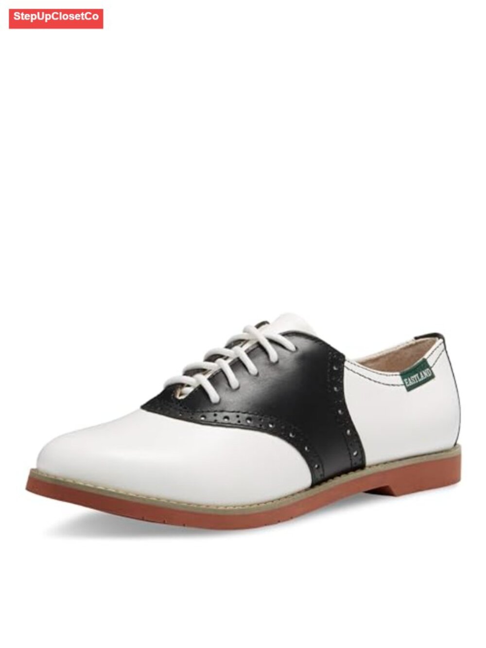 Eastland Women's Oxfords Lace-Up Brogue Leather Shoes Comfort Memory Foam